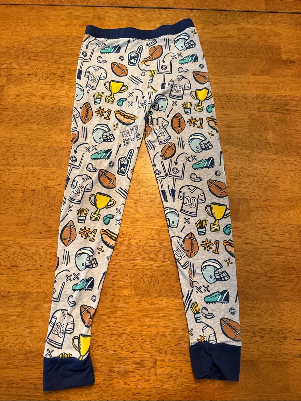 Little Sleepies LS 5/6 Game Day Football Bamboo long Sleeve Pajamas